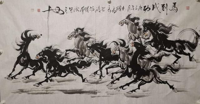 老驥伏櫪,志在千里——著名畫家石鴻